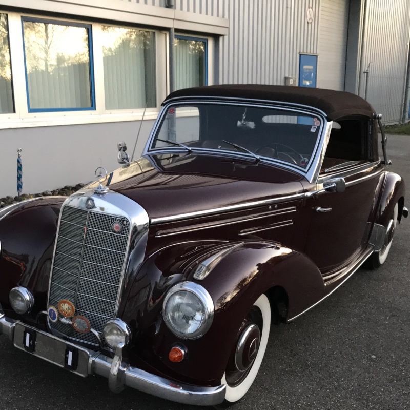 MERCEDES 220 A  CABRIO (TYPE 187) 1953 LIKE NEW 